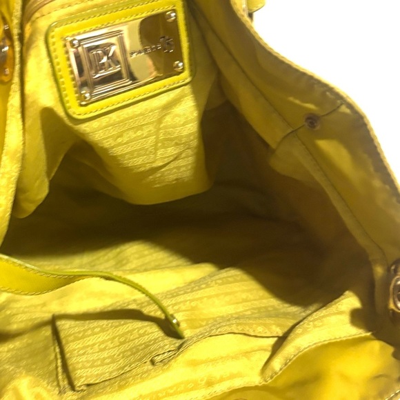 JPK Yellow nlyon Designer Women's Bag - Picture 8 of 11